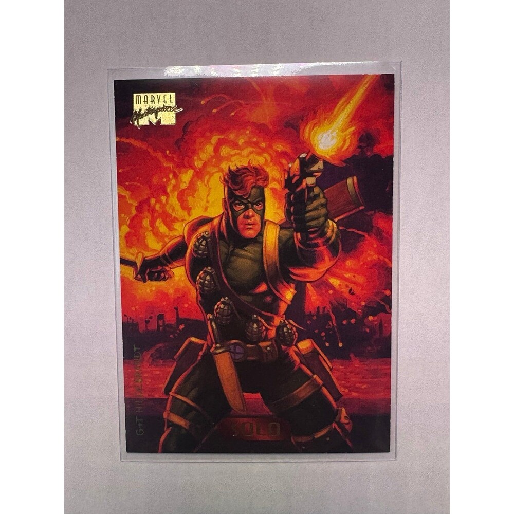 SOLO #114 card : 1994 Marvel Masterpieces, NM; Hilderbrandt art